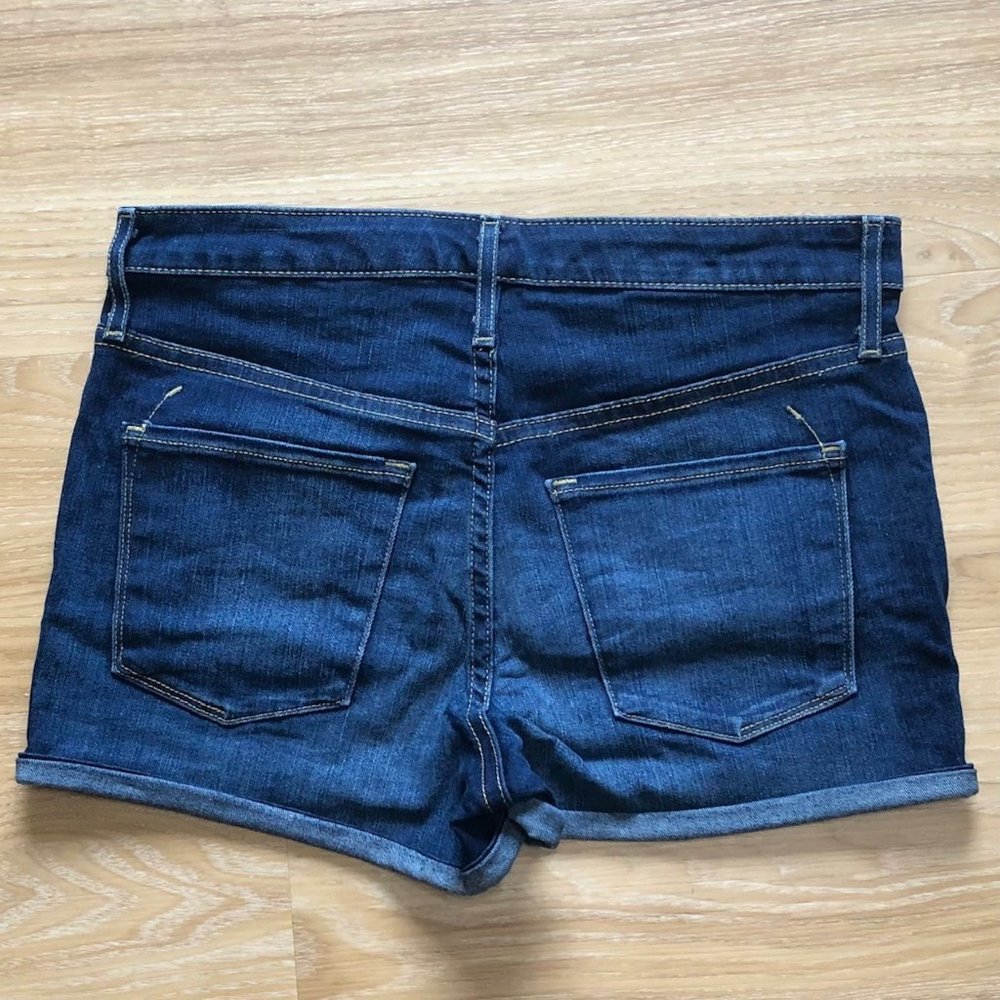 Mossimo High Rise Cuffed Denim Shorts 8 - Picture 2 of 3